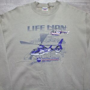 Vintage Jerzees Made in USA Super Sweats Beige Sweatshirt Pullover L